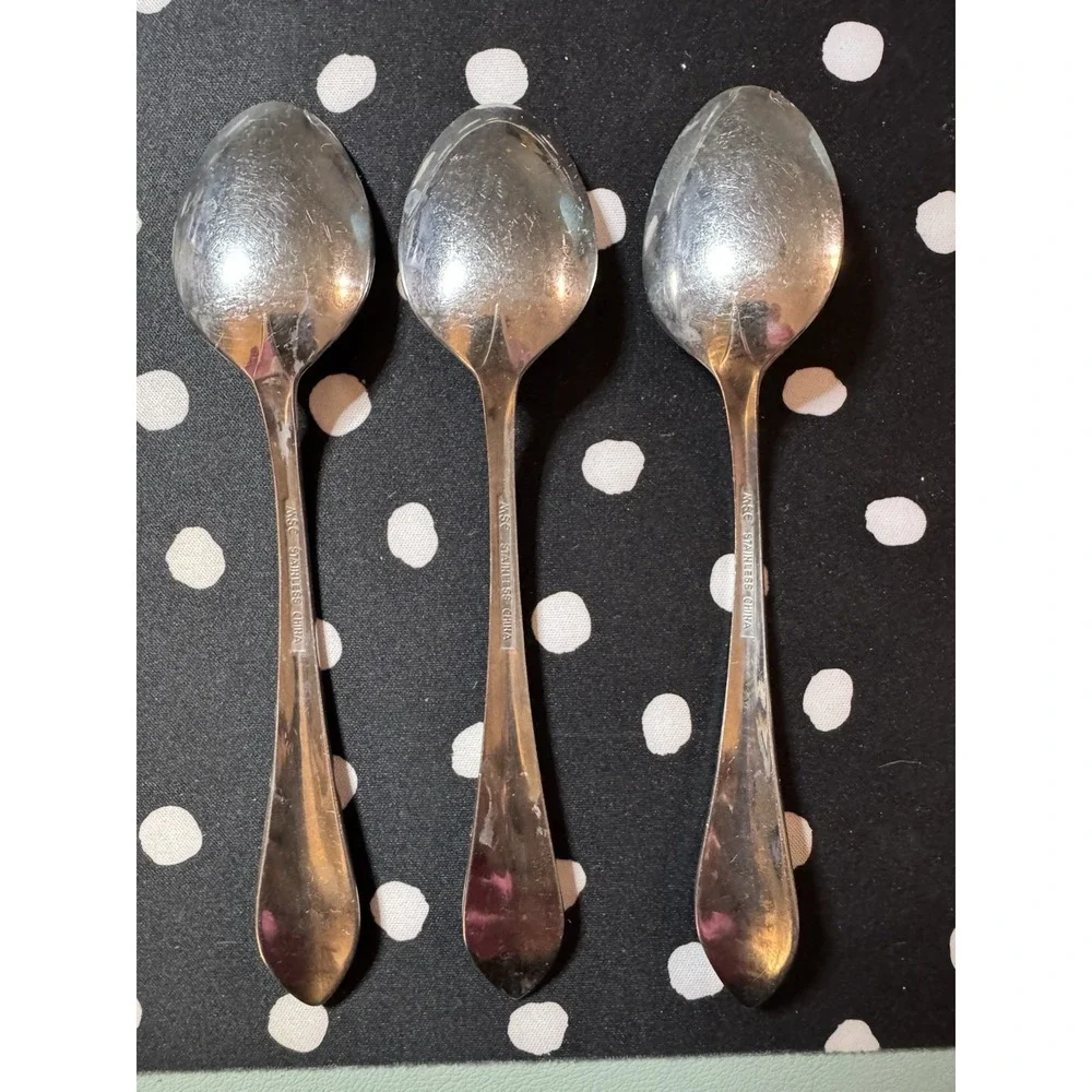 12 Piece Martha Stewart MSE Stainless Steel Hammered Silverware Replacements